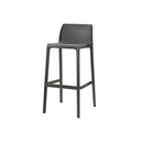 Outdoor Bar Stool 29" Netted Design — Set of 4, Commercial Grade, Stackable, No Assembly