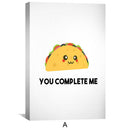 Taco and Avo Canvas