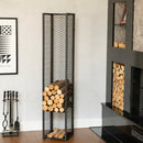 Tall Modern Metal Firewood Rack