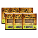 Tallow Bar Soap | The Old Fashioned Sideshow Scent | Pack of 6 | 4.5 oz | Palm Oil & Paraben Free | Wild Ass Soap Co