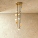Tama Alabaster Chandelier Light