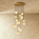 Tama Alabaster Chandelier Light