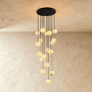 Tama Alabaster Chandelier Light