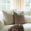 Odette Terracotta Botanical Pillow Cover