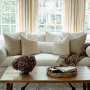 Mila Neutral Botanical Pillow Cover
