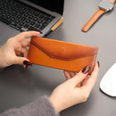 Triangle Leather Glasses Case – Vintage Eyewear Holder