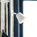 DecorBites™ Tapered LED Bathroom Wall Sconce - Minimalist Metal Design - 1 Head - White/Chrome