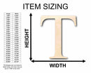 Unfinished Wood Tau Silhouette - Craft- up to 46" DIY