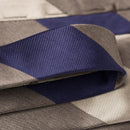 Conero - Silk Jacquard Tie - Taupe Grey