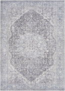 Tavas Blue Persian Style Washable Rug - Clearance