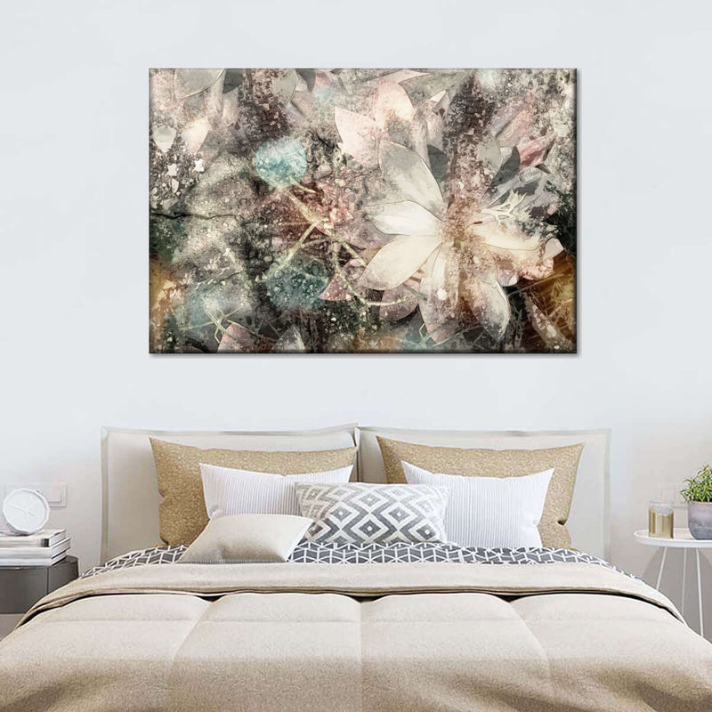 Abstract Floral Elements Wall Art