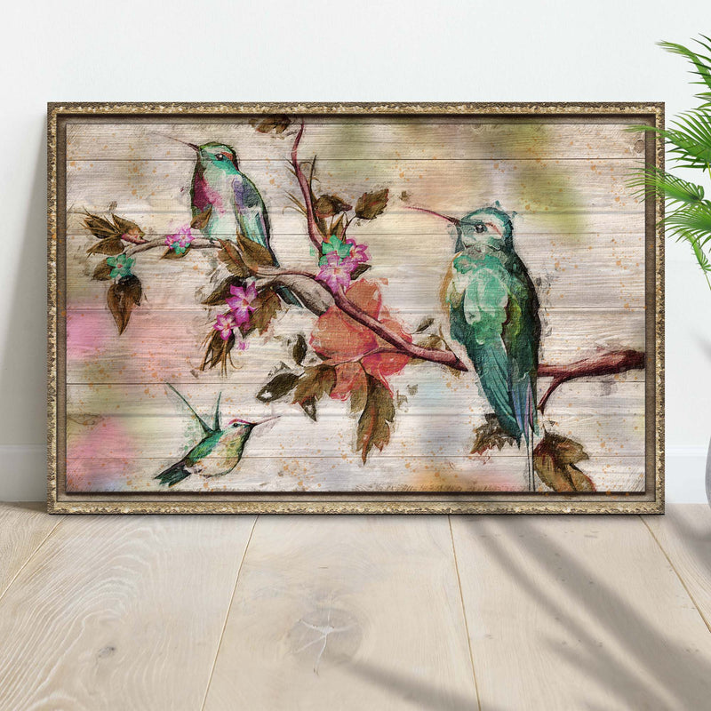 Hummingbirds Canvas Wall Art