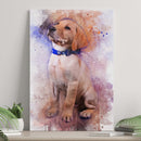 Pet Watercolor Portrait Sign IV