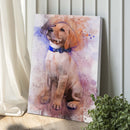Pet Watercolor Portrait Sign IV