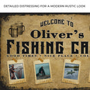 Welcome Fishing Cave Sign