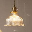 DecorBites™ Blue Glass Pendant Lights for Bedroom Dinning Living Room