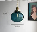 DecorBites™ Blue Glass Pendant Lights for Bedroom Dinning Living Room