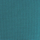 Teal blue quilted chair cover stretch elastic dining room protector