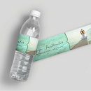 Teal Fitness Yoga Water Bottle Labels