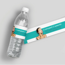 Teal Plastic Surgery Water Bottle Labels