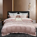 Teal & silver geometric 1000tc egyptian cotton bedding set bedroom