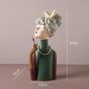 DecorBites™ Bowknot Girl Resin Figurine | Home Room Decor & Wedding Gift