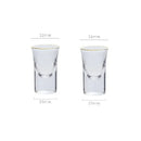 Teardrop glass wine pot for dining room and bar