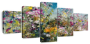 Abstract Wildflower Wall Art