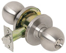Tell Cortland Satin Chrome Entry Lockset ANSI Grade 2 1-3/4 in.