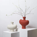 Terracotta heart fringe heterophore vase living room ceramic decor