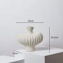 Terracotta heart fringe heterophore vase living room ceramic decor