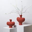 Terracotta heart fringe heterophore vase living room ceramic decor