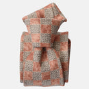 Ponza - Printed Silk Tie - Terracotta