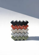 Zig-Zag Olive Green Terrazzo Soap Dish
