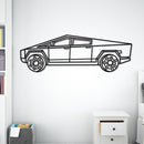 TESLA Truck Silhoutte