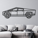 TESLA Truck Silhoutte