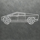 TESLA Truck Silhoutte