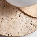 Teus Travertine Wall Lamp