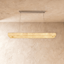 Teva Rectangular Alabaster Chandelier