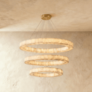 Teva Round Alabaster Chandelier