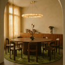 Teva Round Alabaster Chandelier