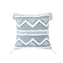 DecorBites™ Blue Geometric Double Cushion Cover for Home & Car Decor