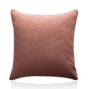 Textured chevron teal and blue cushion cover set living room decor