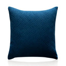 Textured chevron teal and blue cushion cover set living room decor