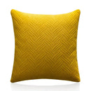 Textured chevron teal and blue cushion cover set living room decor