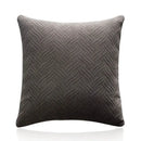 Textured chevron teal and blue cushion cover set living room decor