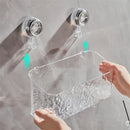 DecorBites™ Bathroom Shelf Suction Cup Storage Rack - Wall Mounted Draining Basket