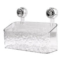 DecorBites™ Bathroom Shelf Suction Cup Storage Rack - Wall Mounted Draining Basket