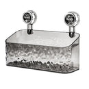 DecorBites™ Bathroom Shelf Suction Cup Storage Rack - Wall Mounted Draining Basket