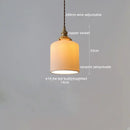 Textured clear glass led pendant light brass kitchen fixture